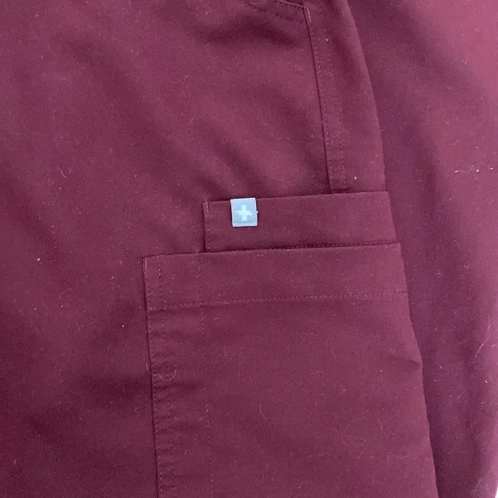 Figs mens burgundy
